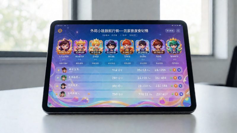 外网小游戏排行榜——玩家热度实时榜 配图